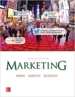 Test bank for Marketing 12th edition by Roger A. Kerin Steven W. Hartley 3
