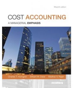 test bank for cost accounting 15th edition horngren datar rajan