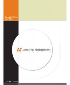 Test Bank for Marketing Management 4E by Russ Winer Ravi Dhar