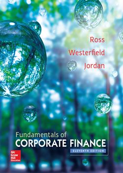 Fundamentals of Corporate Finance 11th Edition Ross Solution Manual