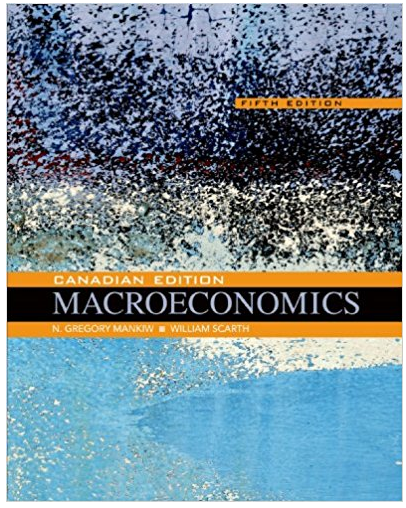 Test Bank for Macroeconomics 5th Canadian Edition by N. Gregory Mankiw William M. Scarth