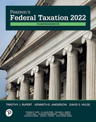 Solution Manual for Pearsons Federal Taxation 2022 Comprehensive 35rd Edition Timothy J. Rupert Northeastern University Kenneth E. Anderson