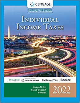 Solution Manual for South Western Federal Taxation 2022 Individual Income Taxes 45rd Edition