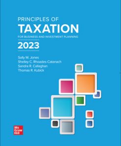 test bank for principles of taxation for business and investment planning 2023 26th edition by sally jones and shelley rhoades catanach and sandra callaghan and thomas kubick 1