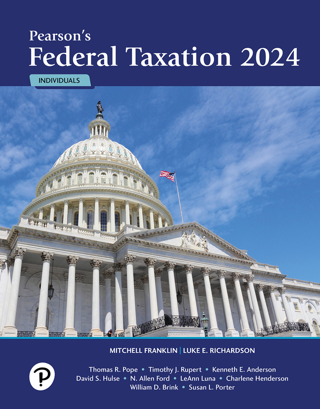 solution manual For Pearson’s Federal Taxation 2024 individuals 37th Edition