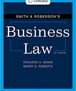 Solution Manual For Smith Robersons Business Law 18th Edition