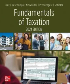 Solution Manual for Fundamentals of Taxation 2024 Edition 17th Edition