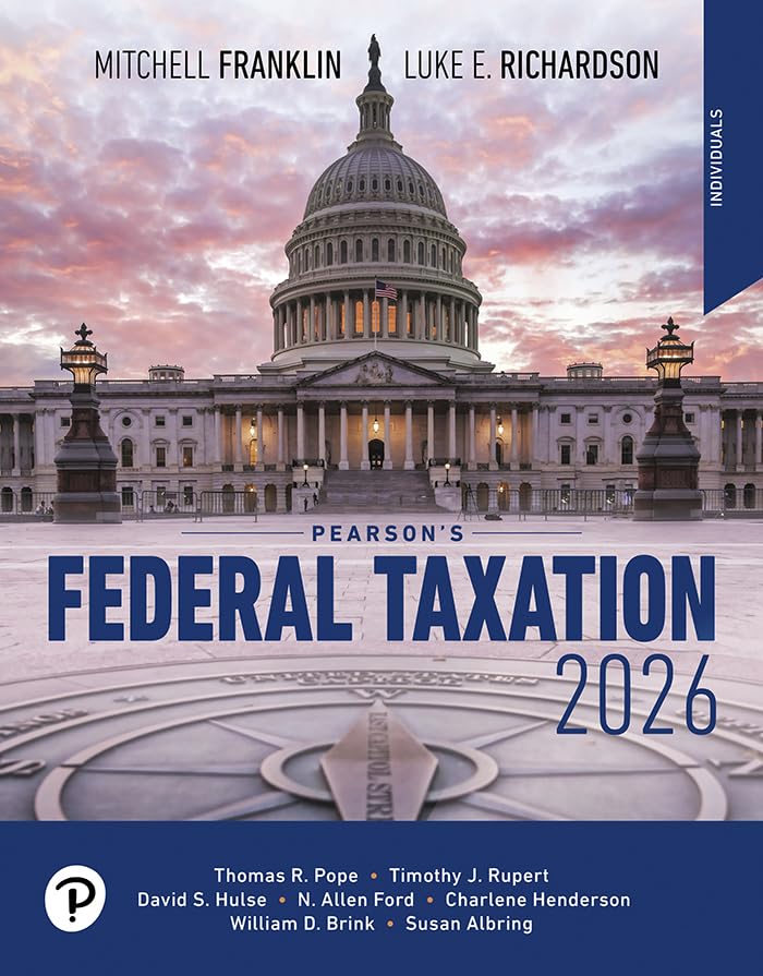 Solution manual Pearsons Federal Taxation 2026 Individuals 39th edition by Franklin